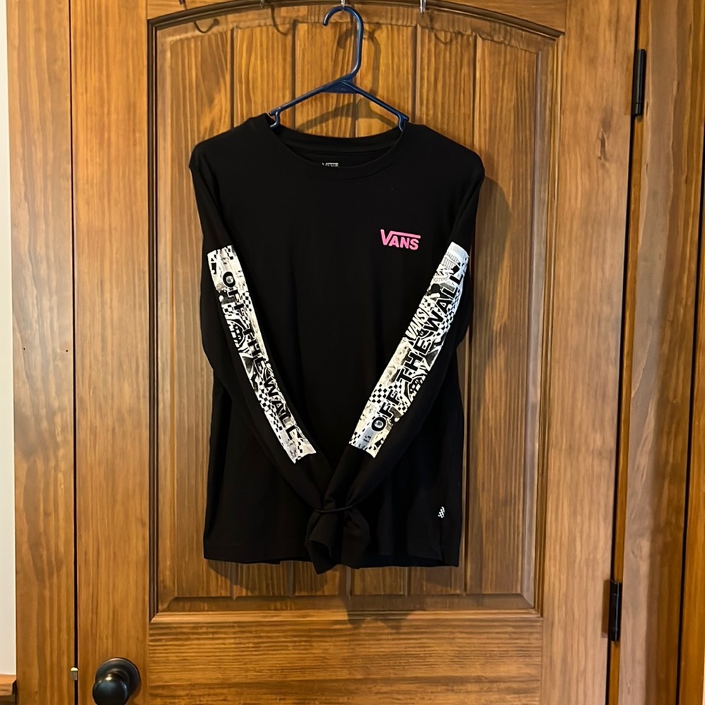 Black Vans long sleeve